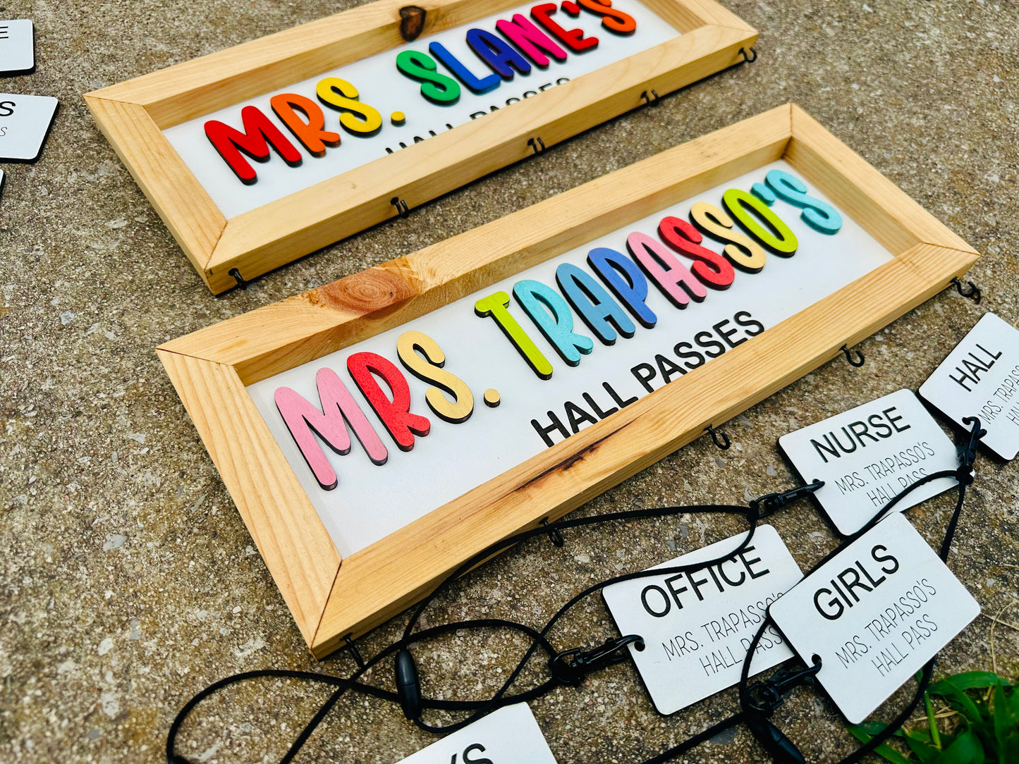 Hall Pass Plaque