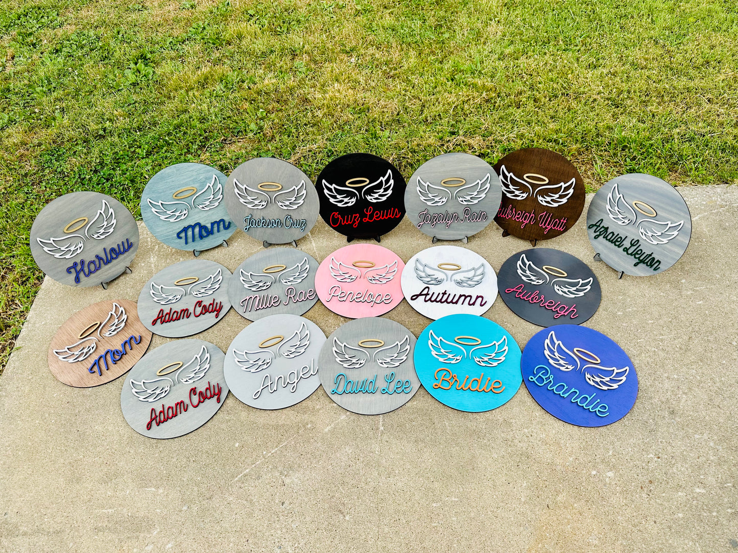 Angel wing 12β memorial round