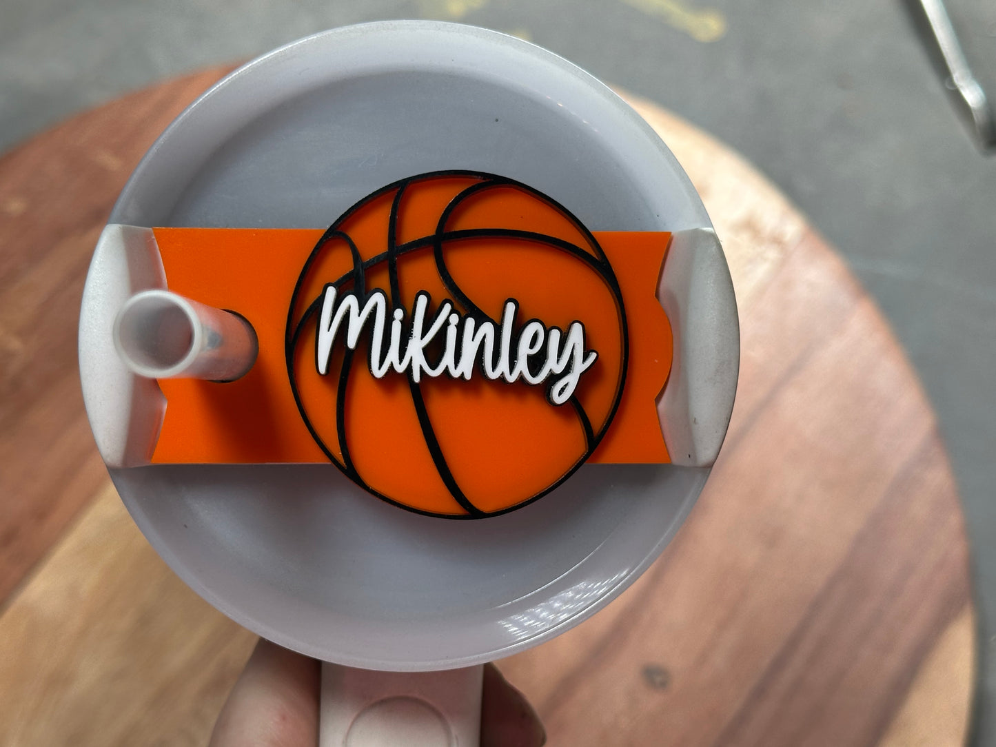 Basketball cup toppers