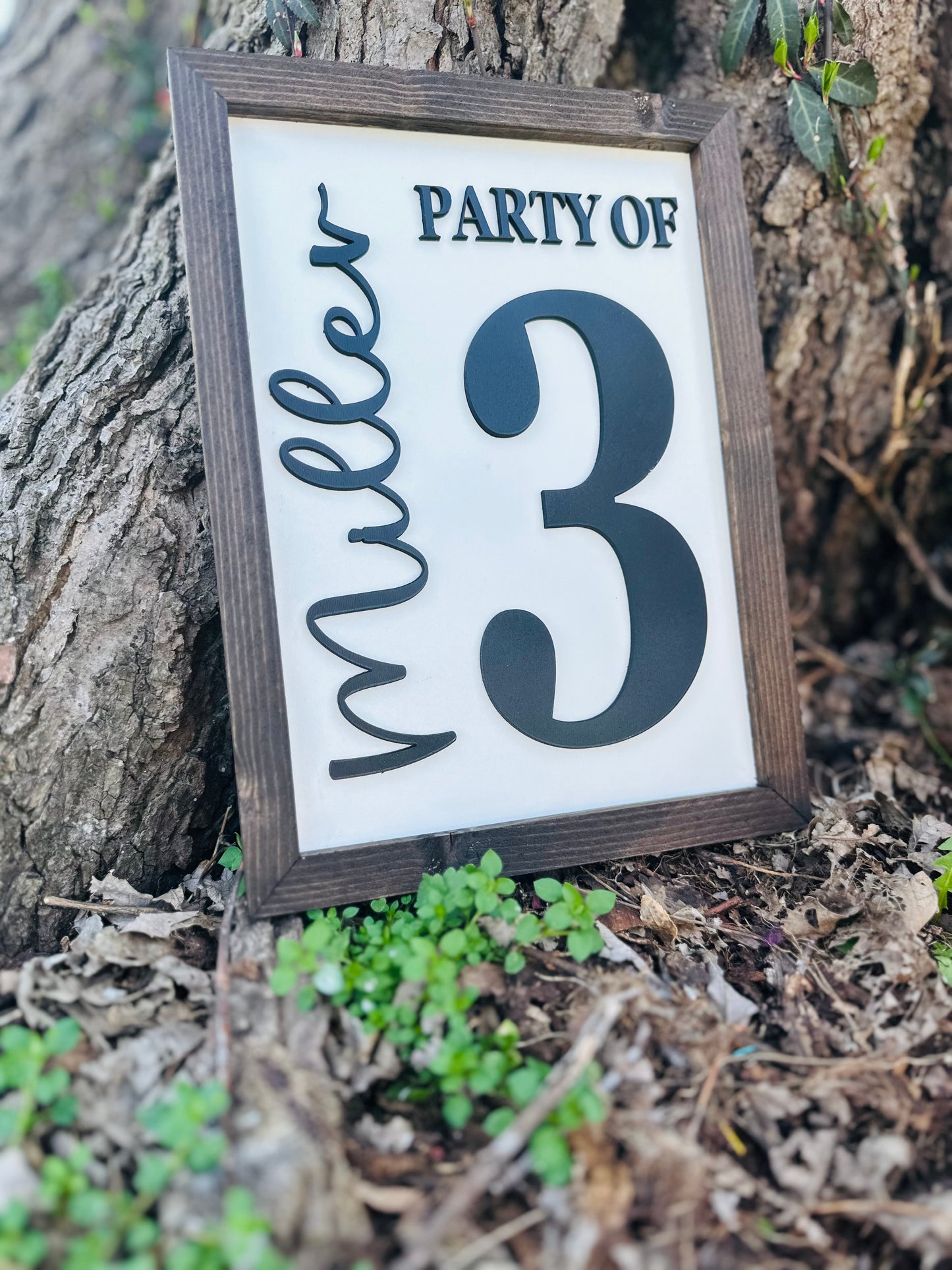 Party of Family plaque
