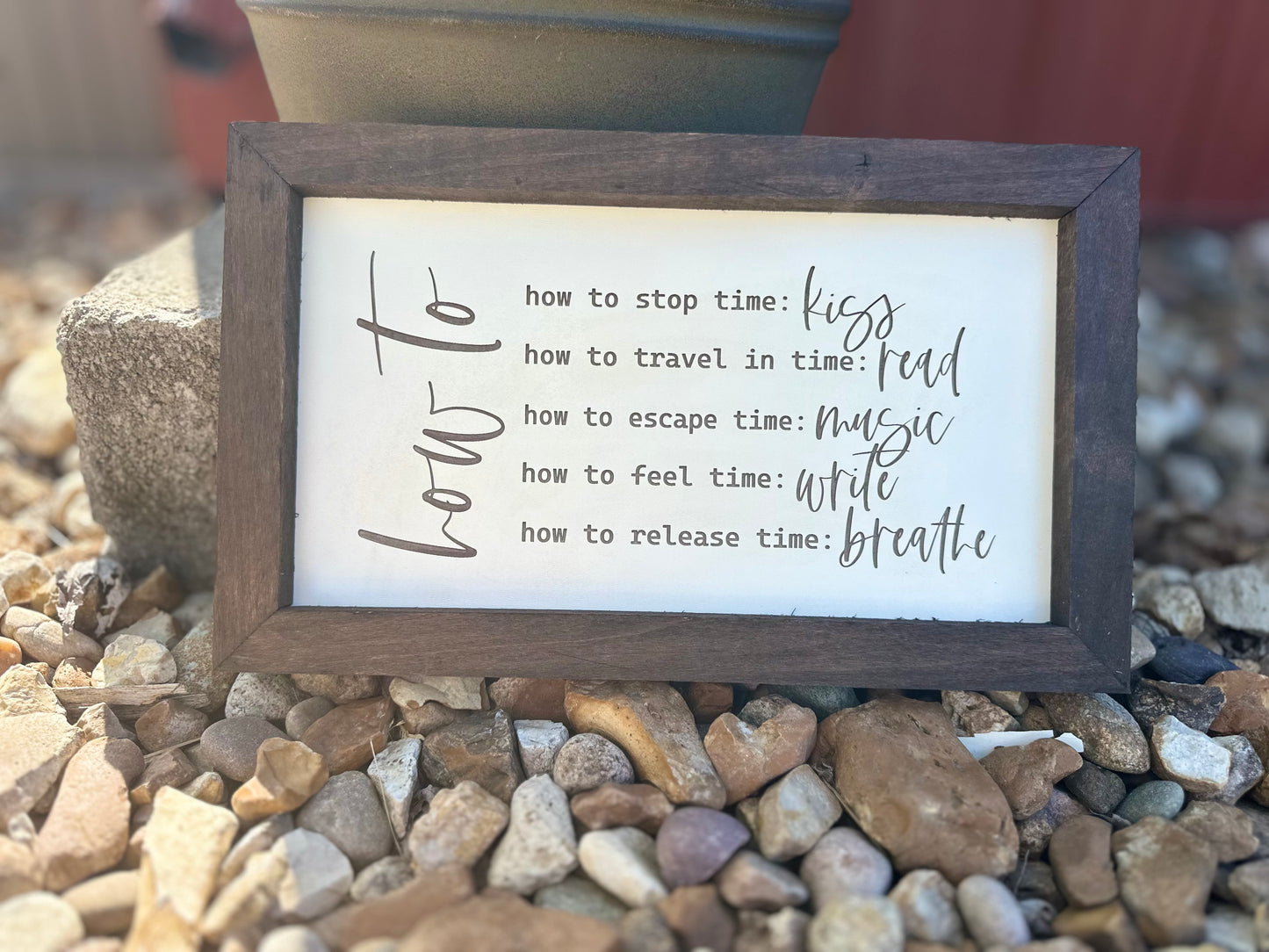 how to framed plaque