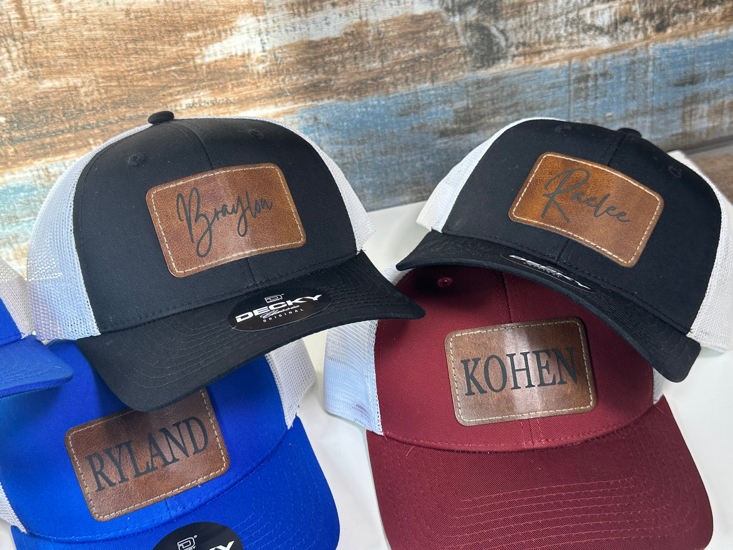 Personalized decky hats