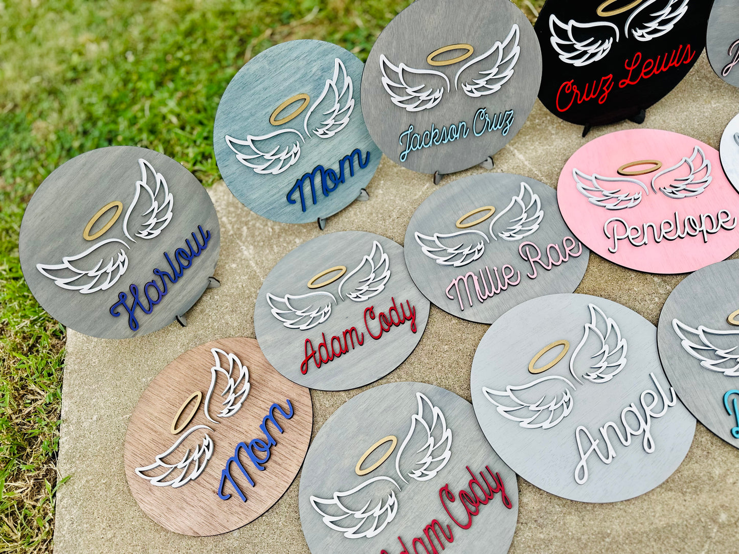 Angel wing 12β memorial round