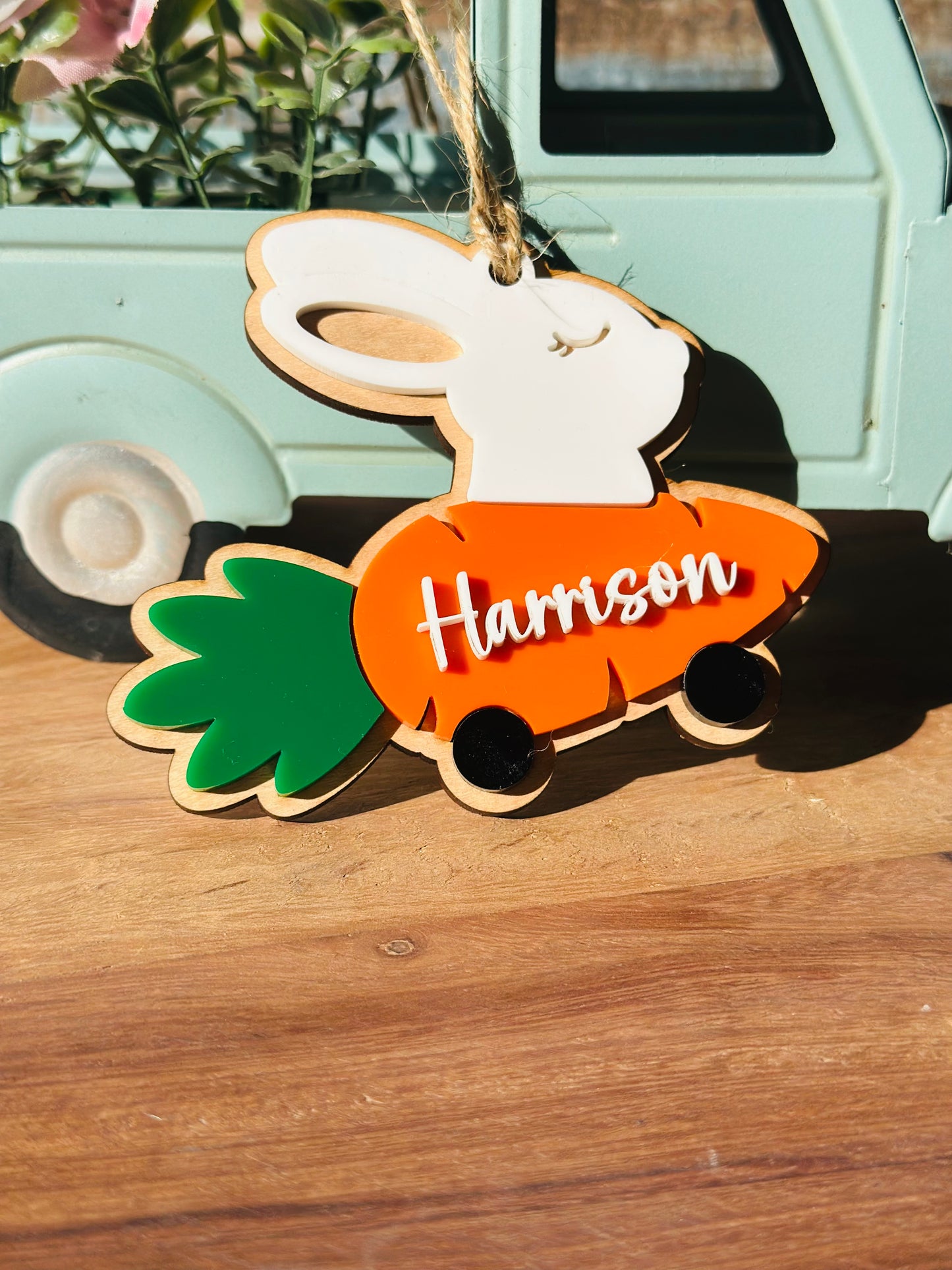 Bunny on Carrot car