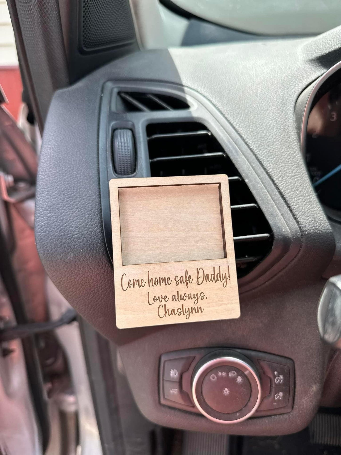 photo frame car air fragrance vent clip