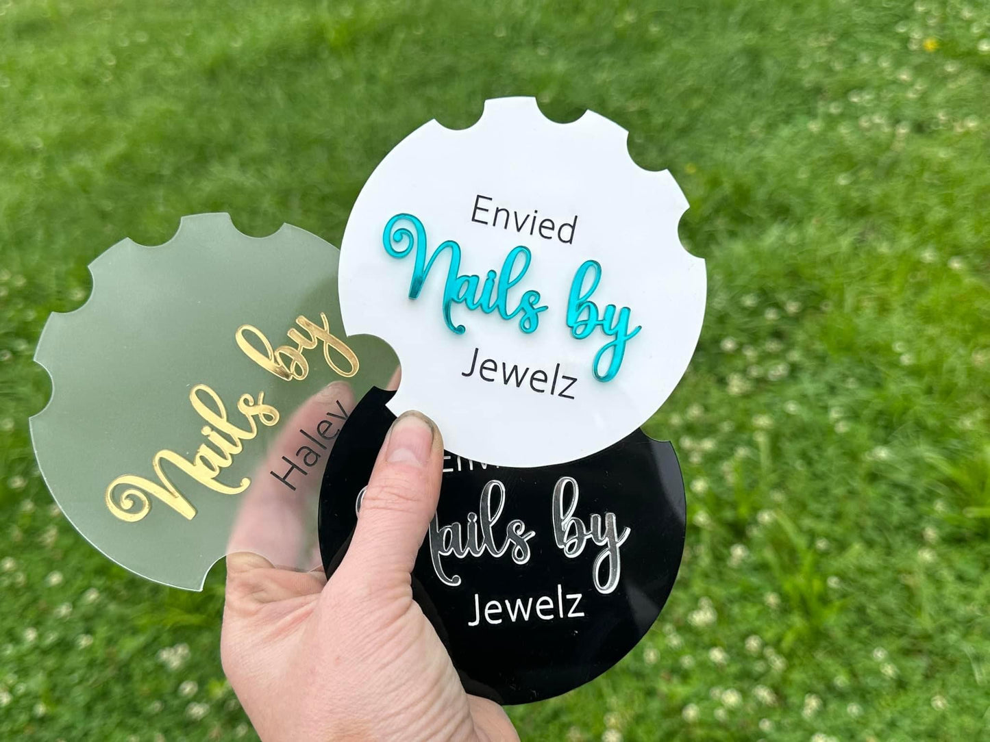 Nail tech photo prop