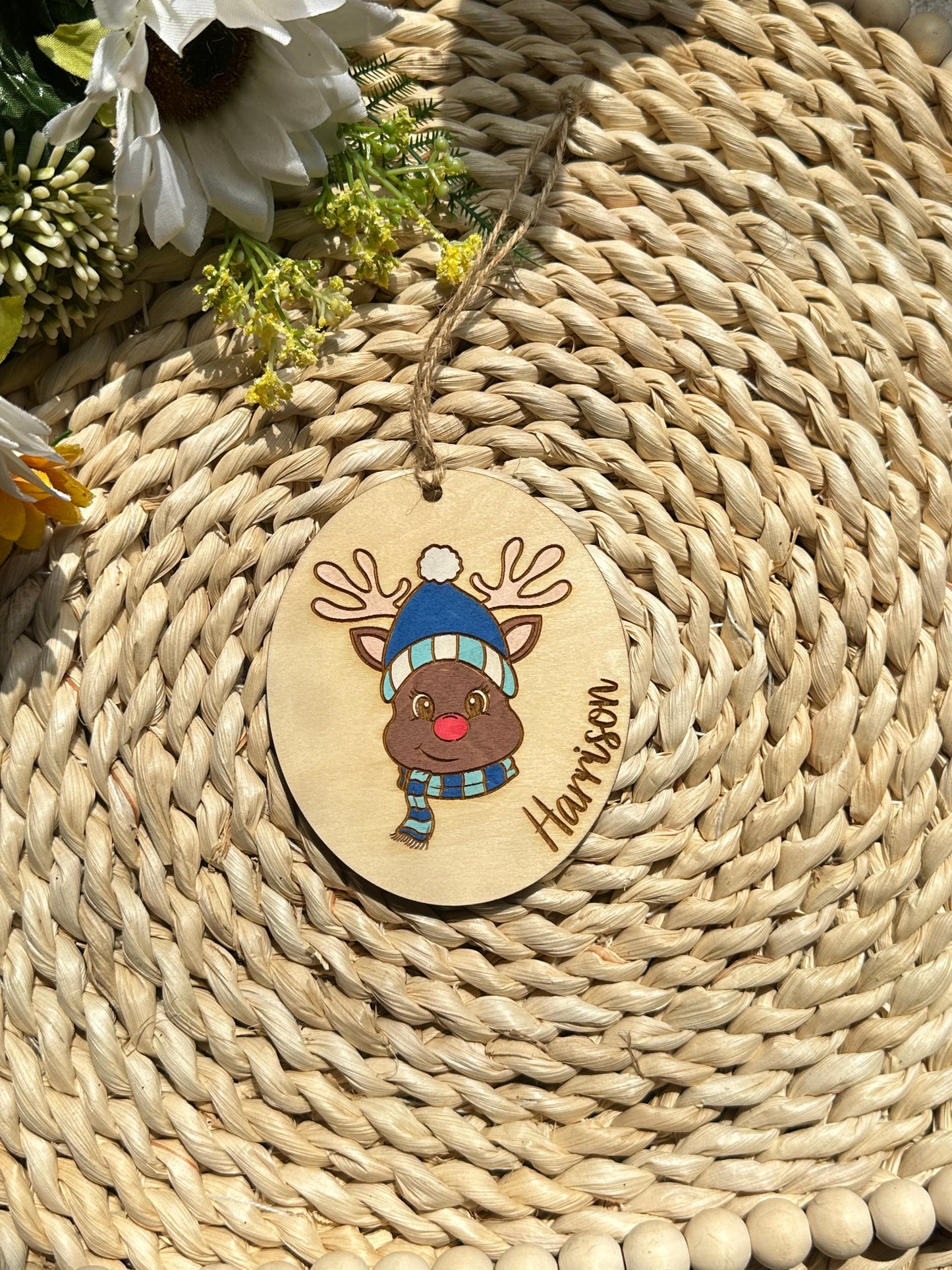 DIY reindeer ornament for kids