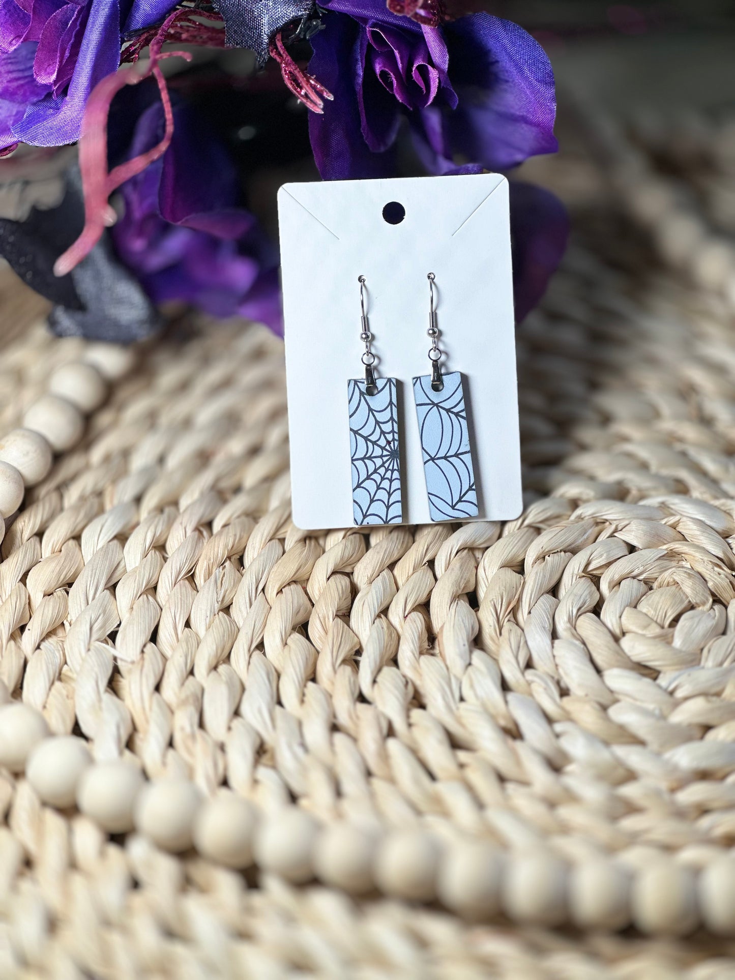 Halloween dangle bar earrings--RTS