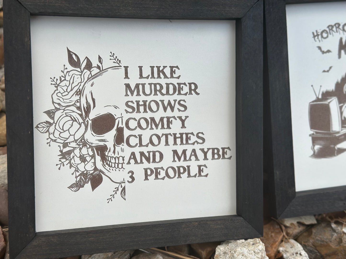 Funny Halloween plaques