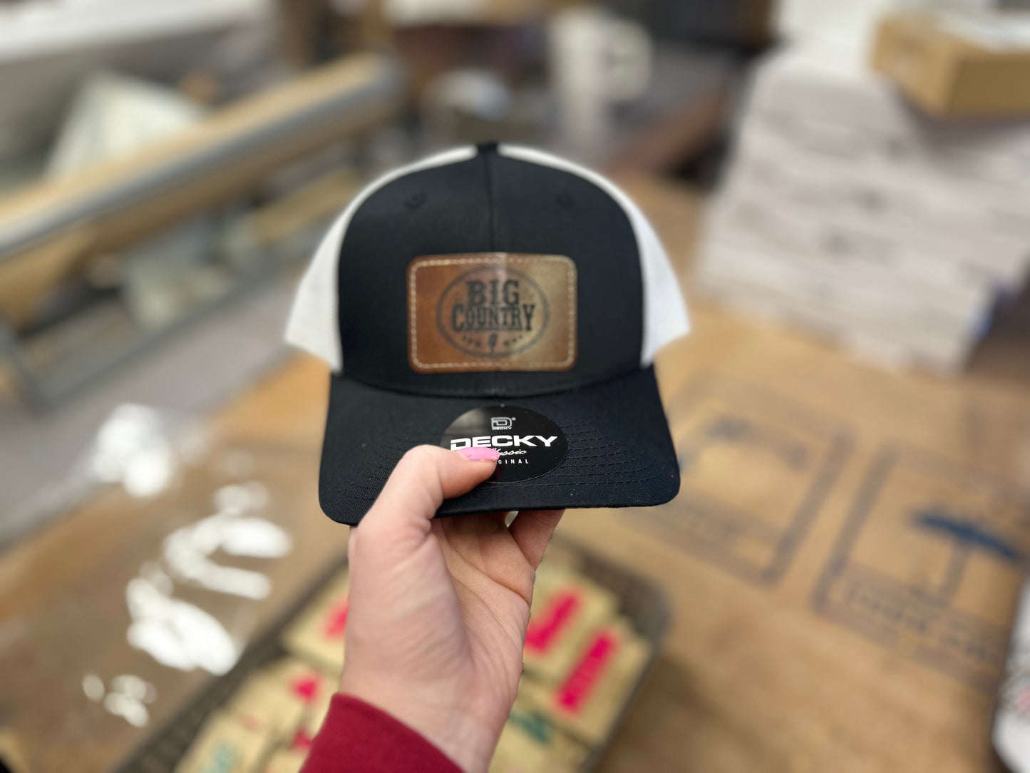 Personalized decky hats