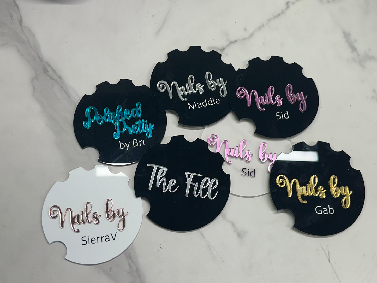 Nail tech photo prop