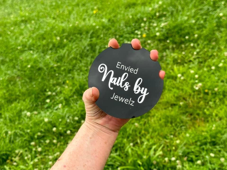 Nail tech photo prop