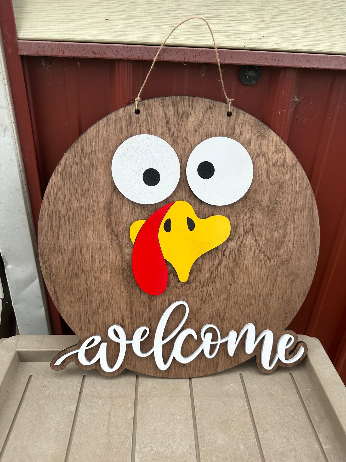 Turkey welcome 14β door hanger