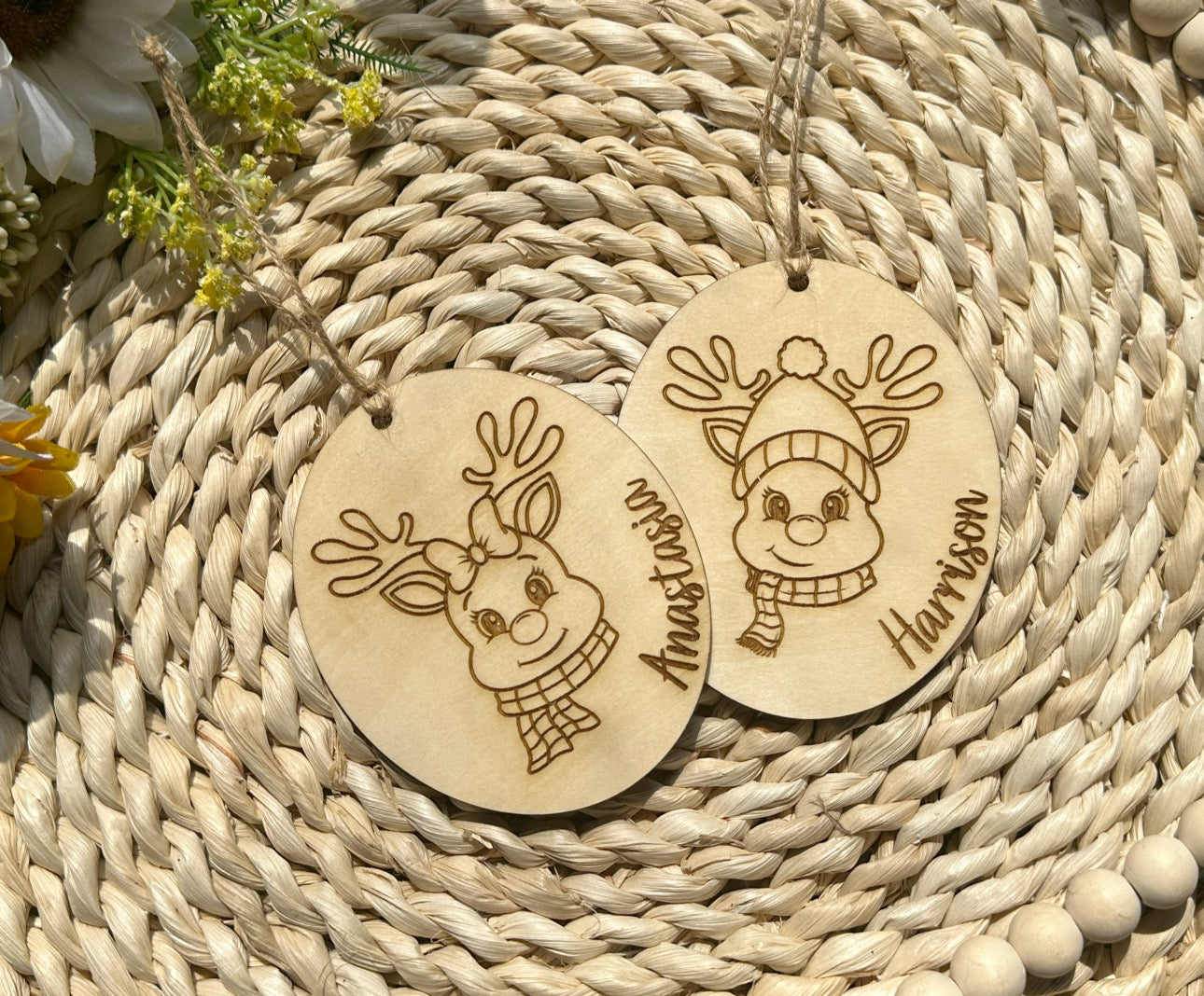 DIY reindeer ornament for kids