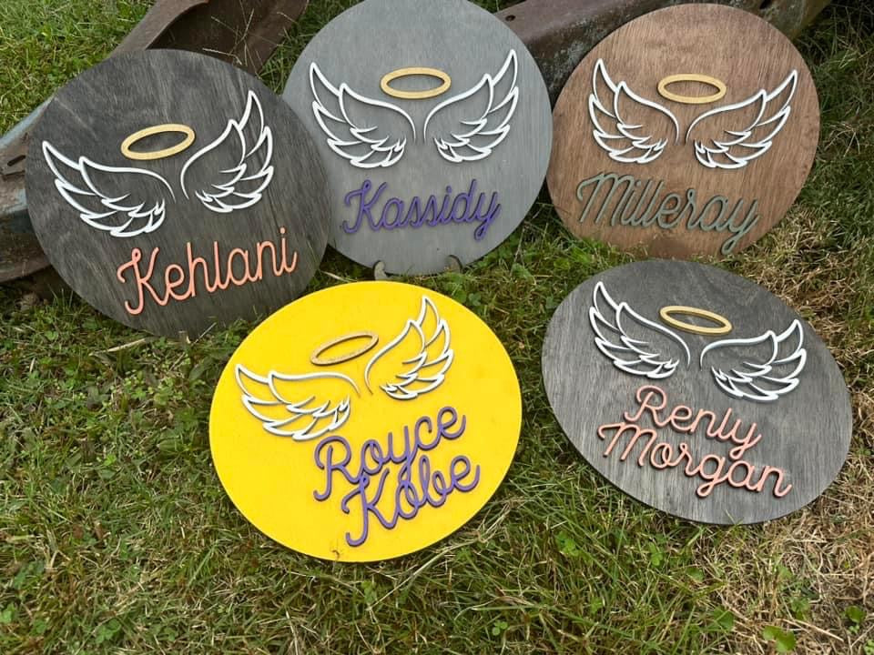 Angel wing 12β memorial round