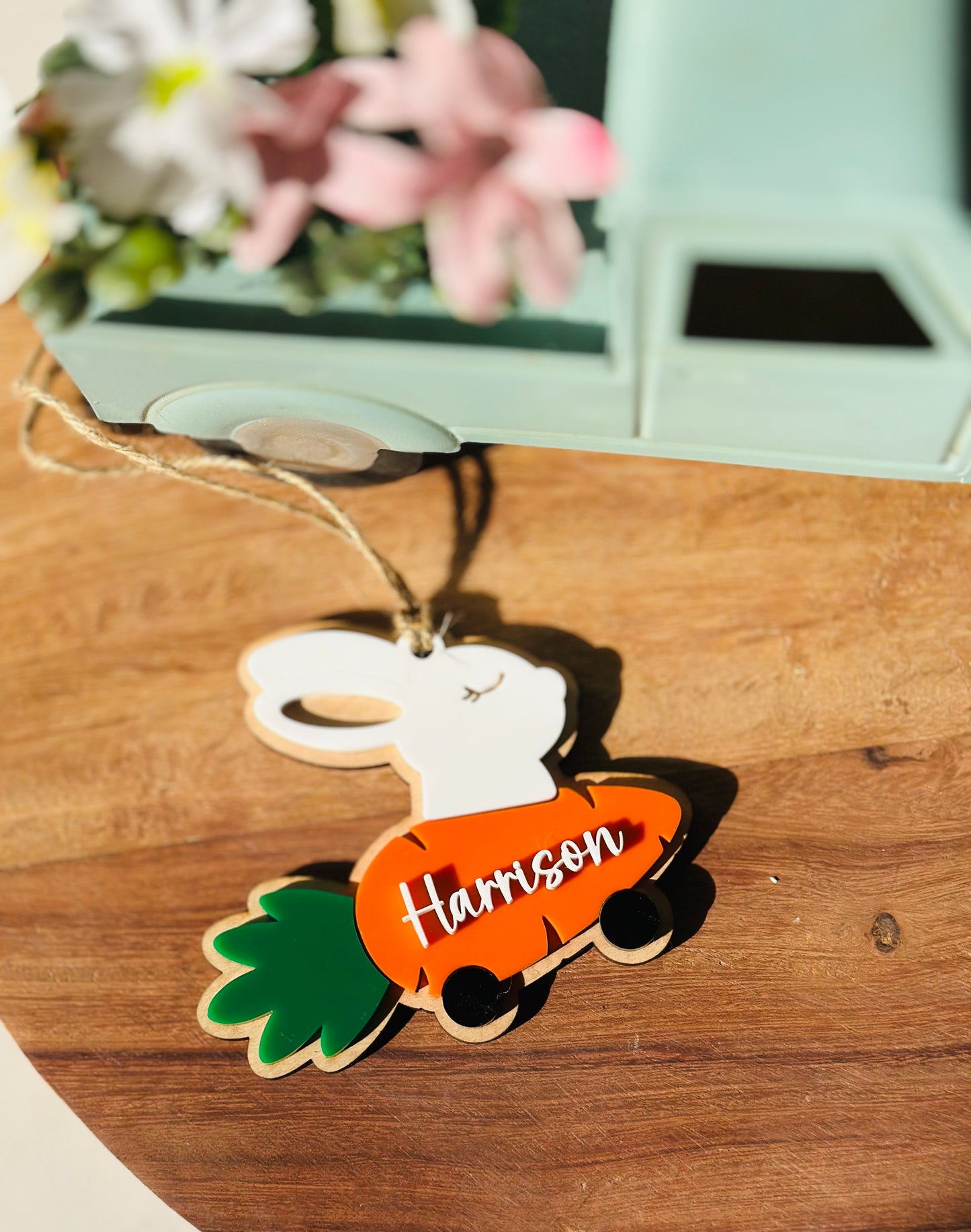 Bunny on Carrot car