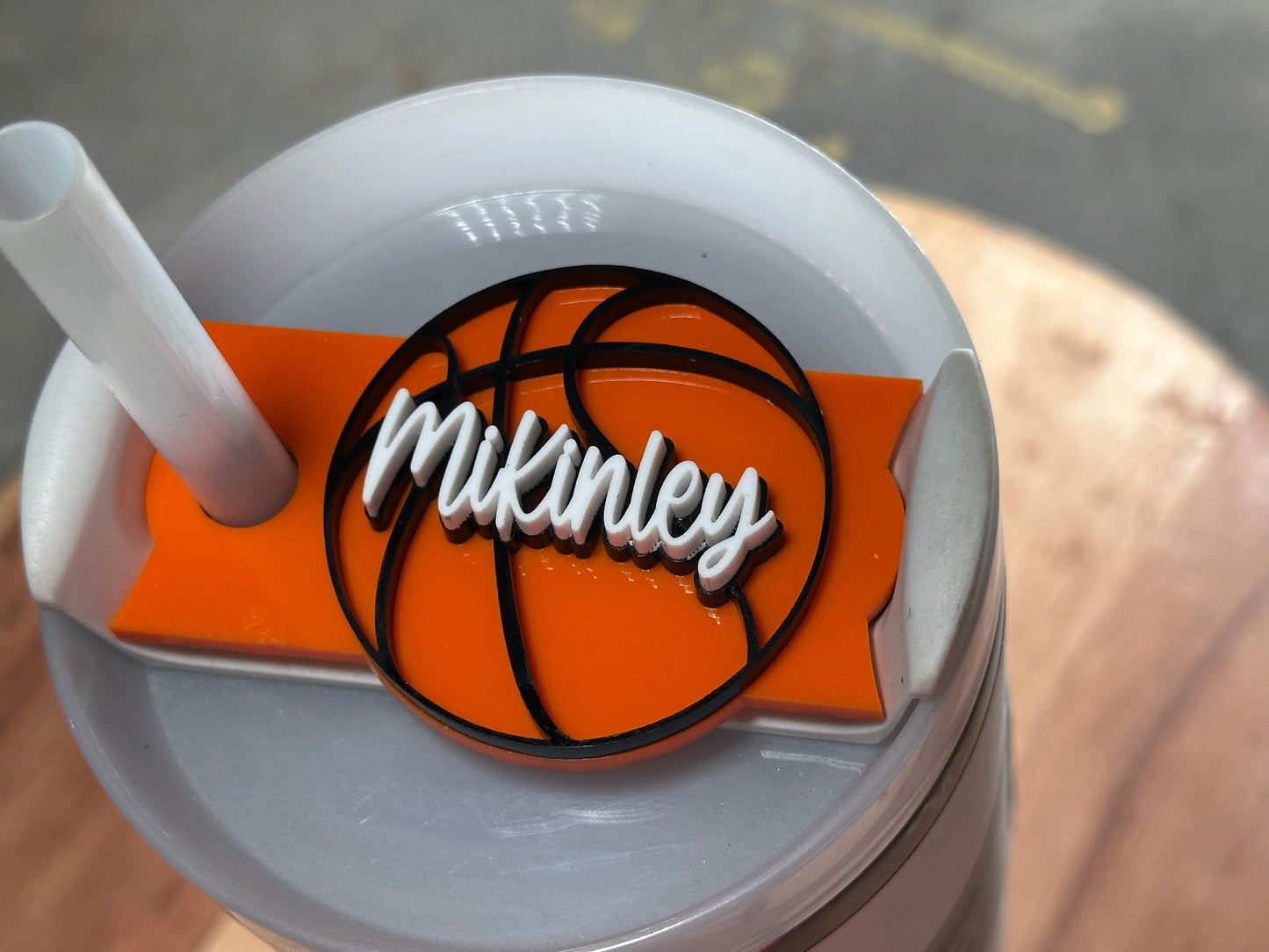 Basketball cup toppers