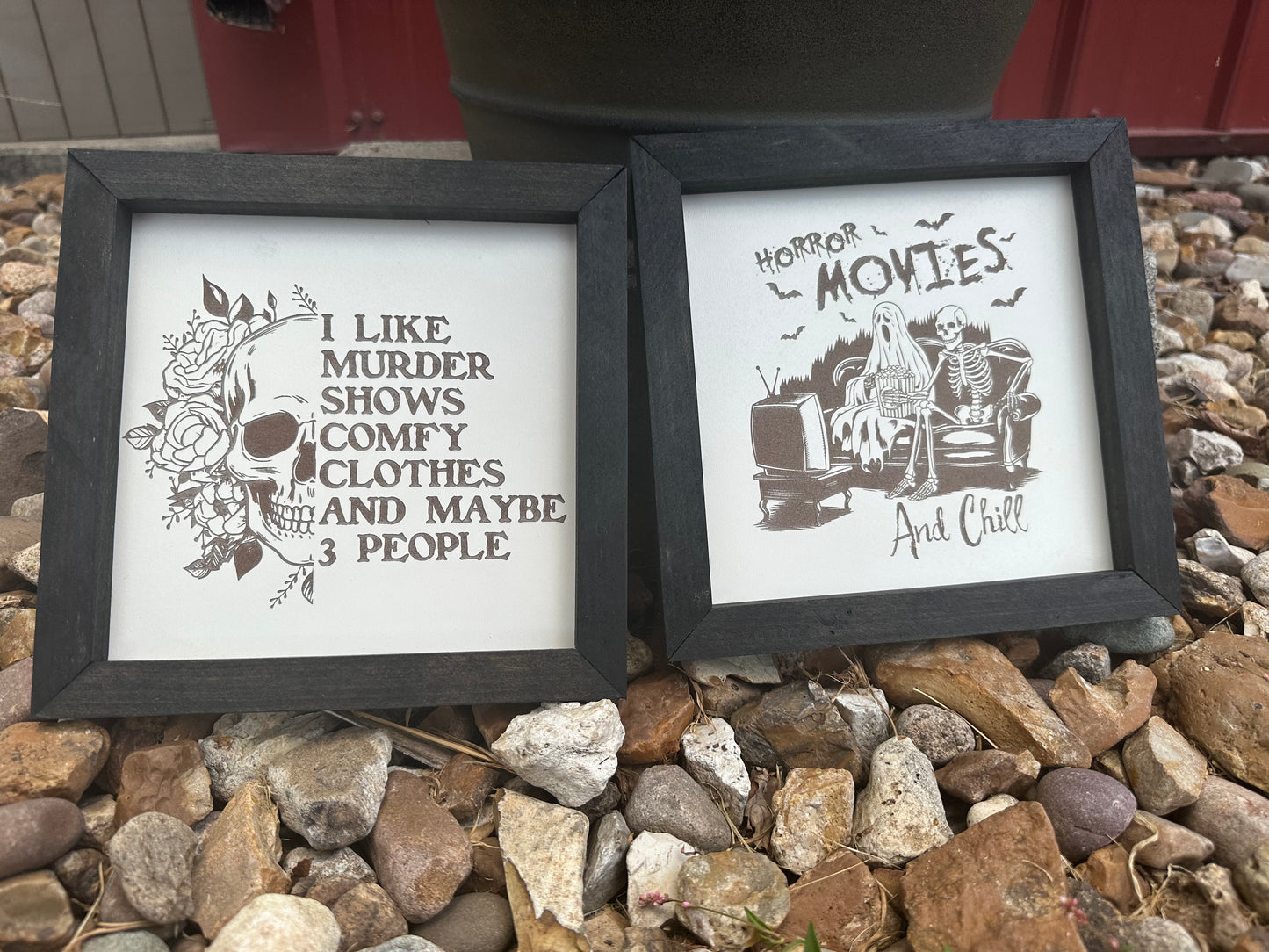 Funny Halloween plaques