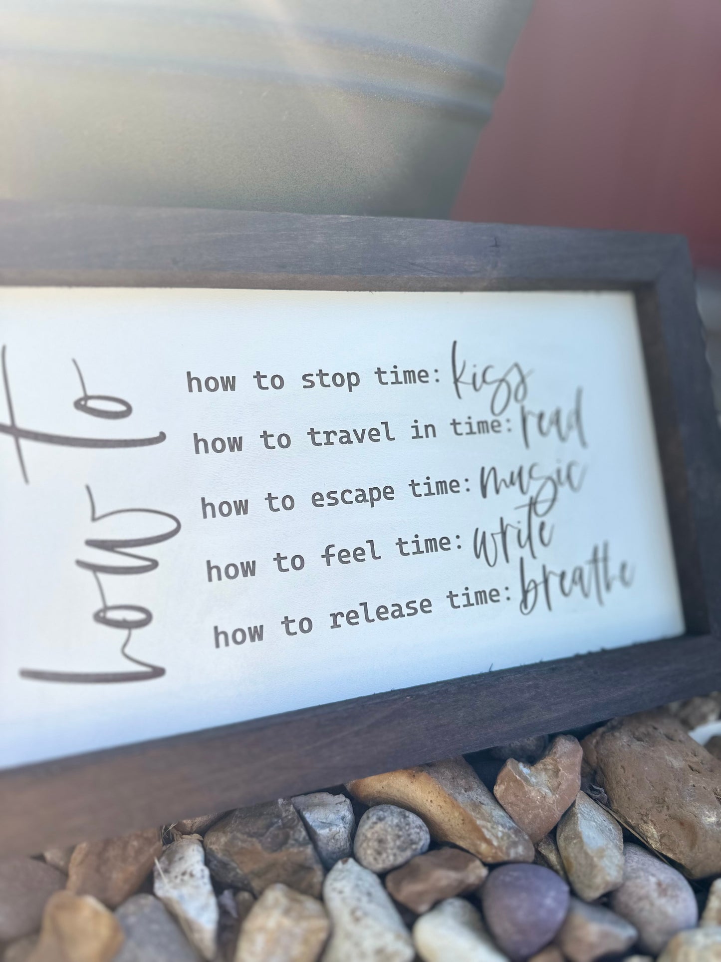 how to framed plaque