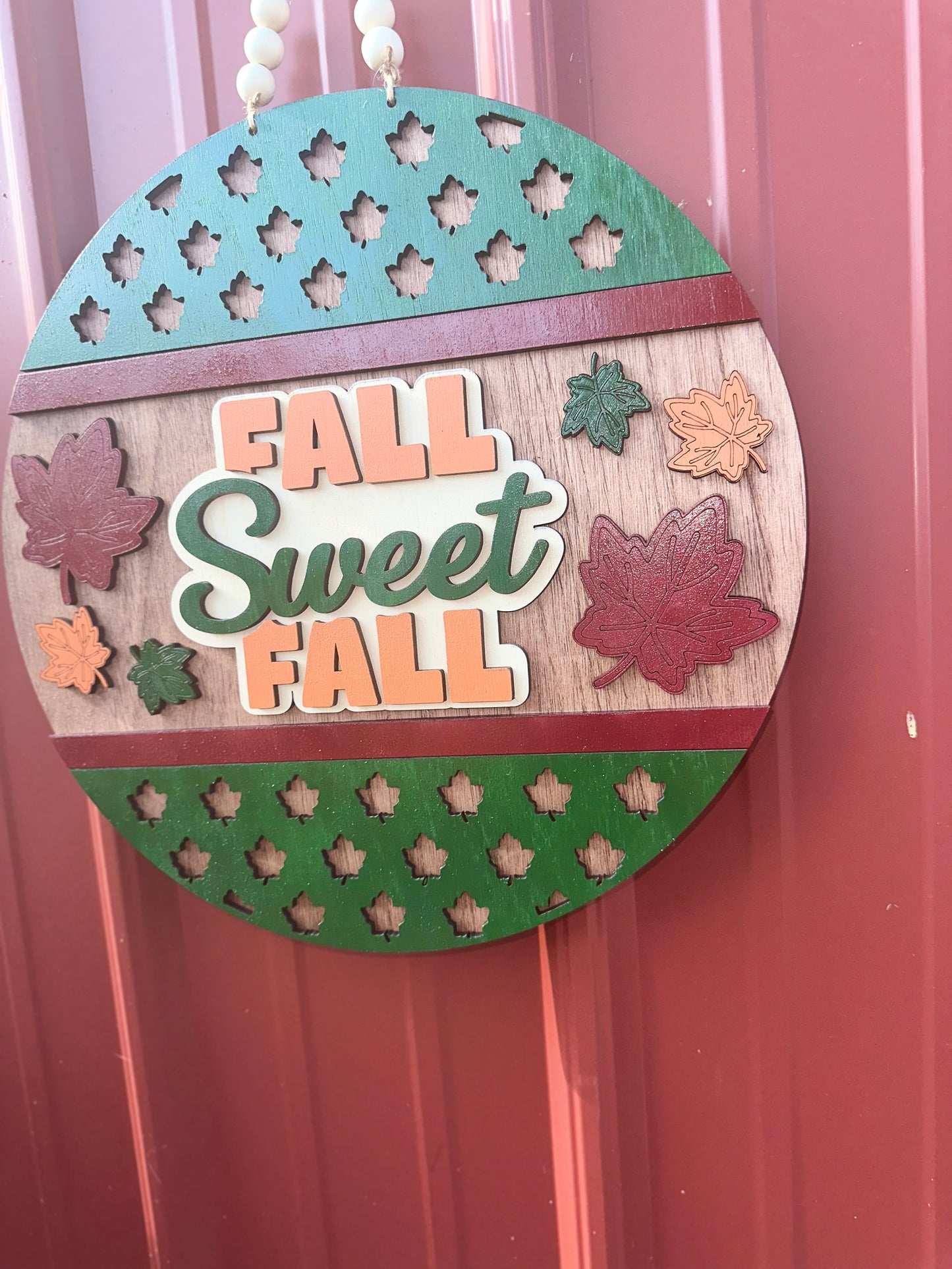 Fall sweet fall 14” door hanger
