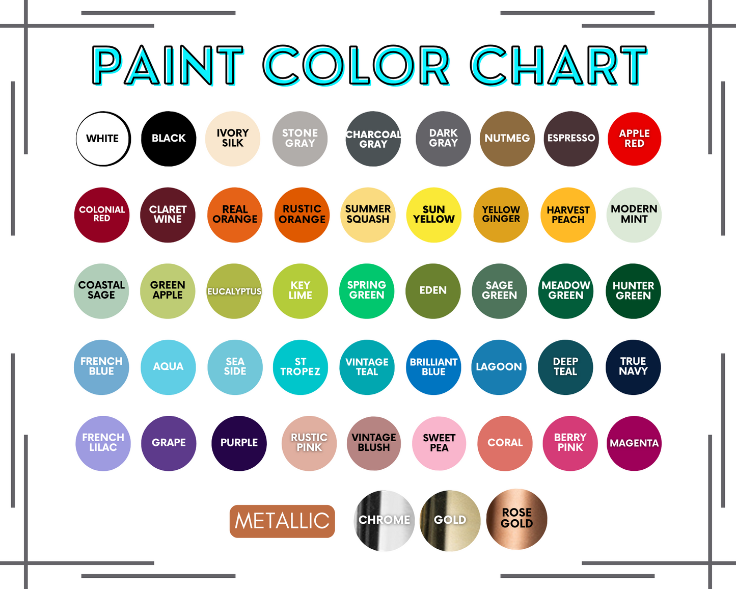 Custom monogram rounds