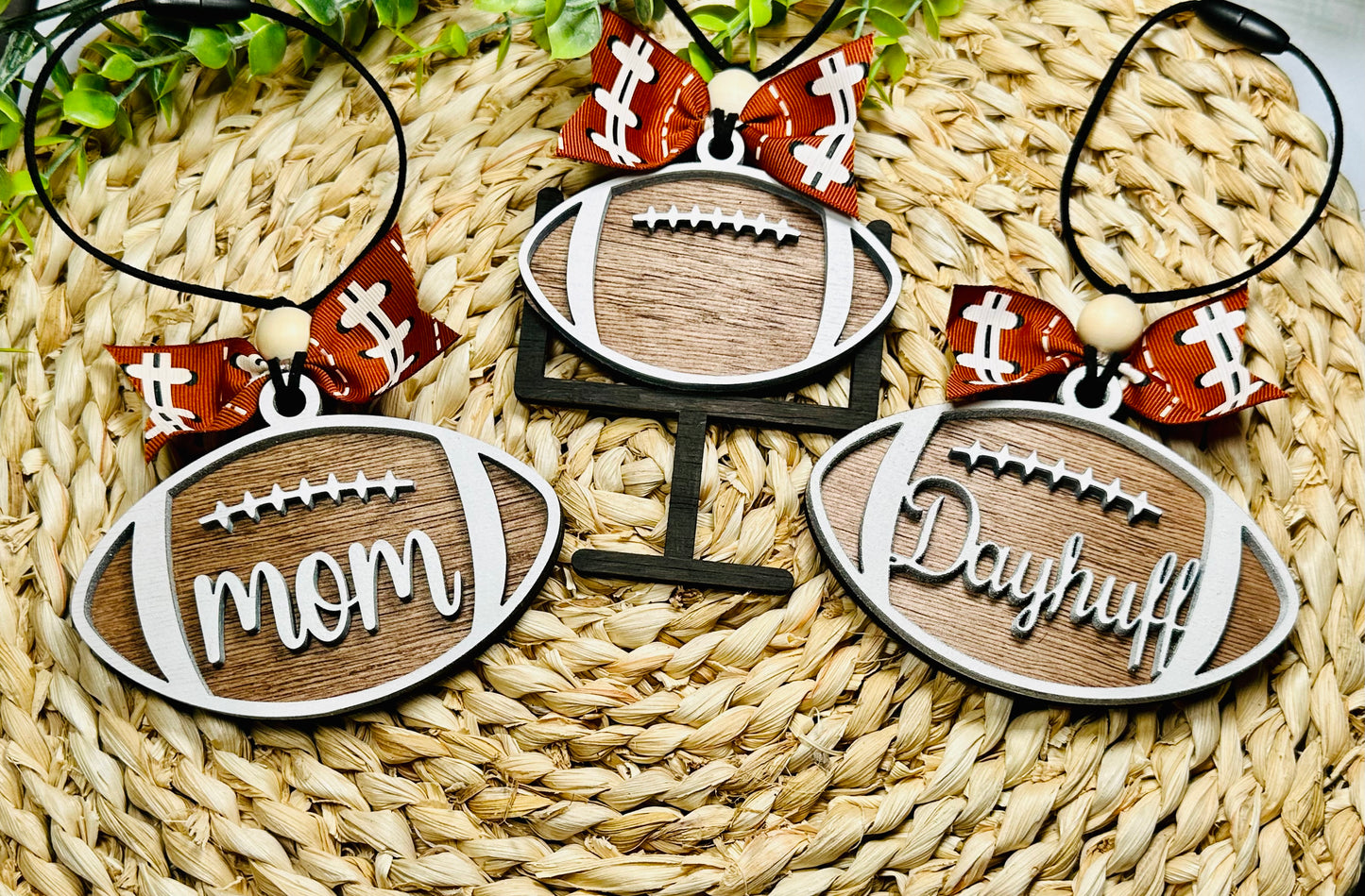 Football car charms