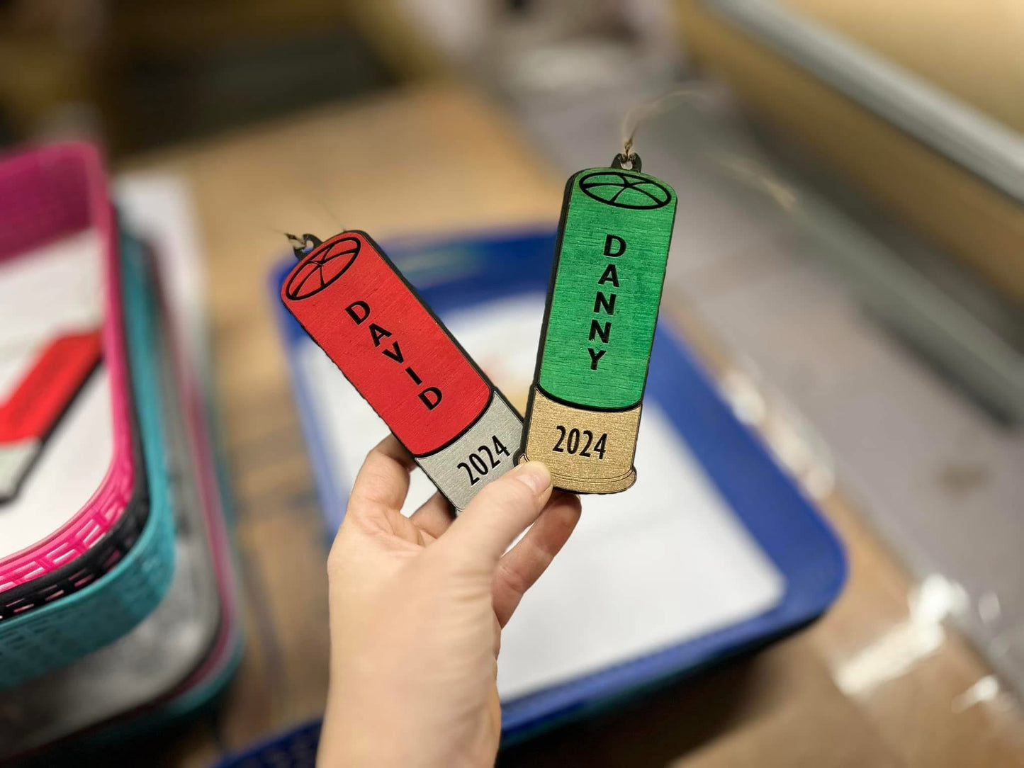 Shot g*n shell ornaments