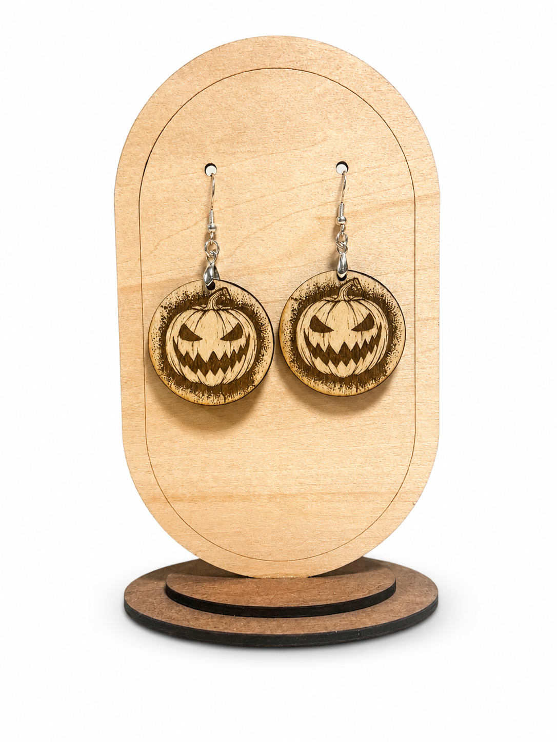 Spooky jack-oβ-lantern dangle earrings
