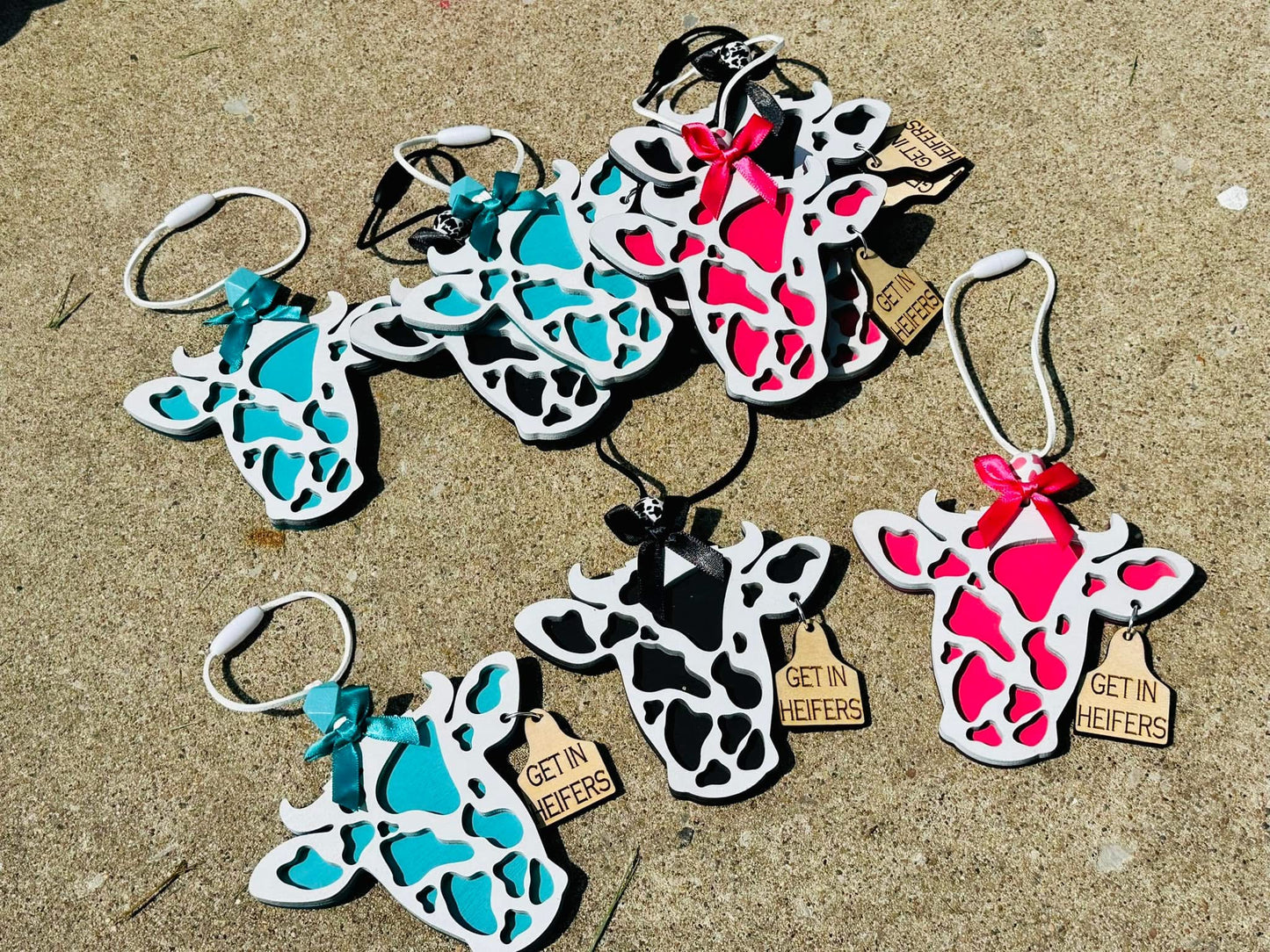 Get in heifers car charm