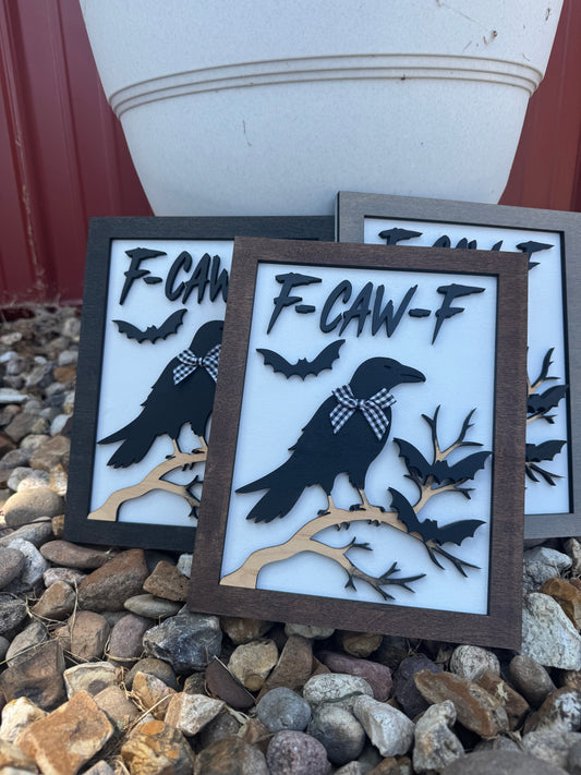 F-Caw-f shelf sitter