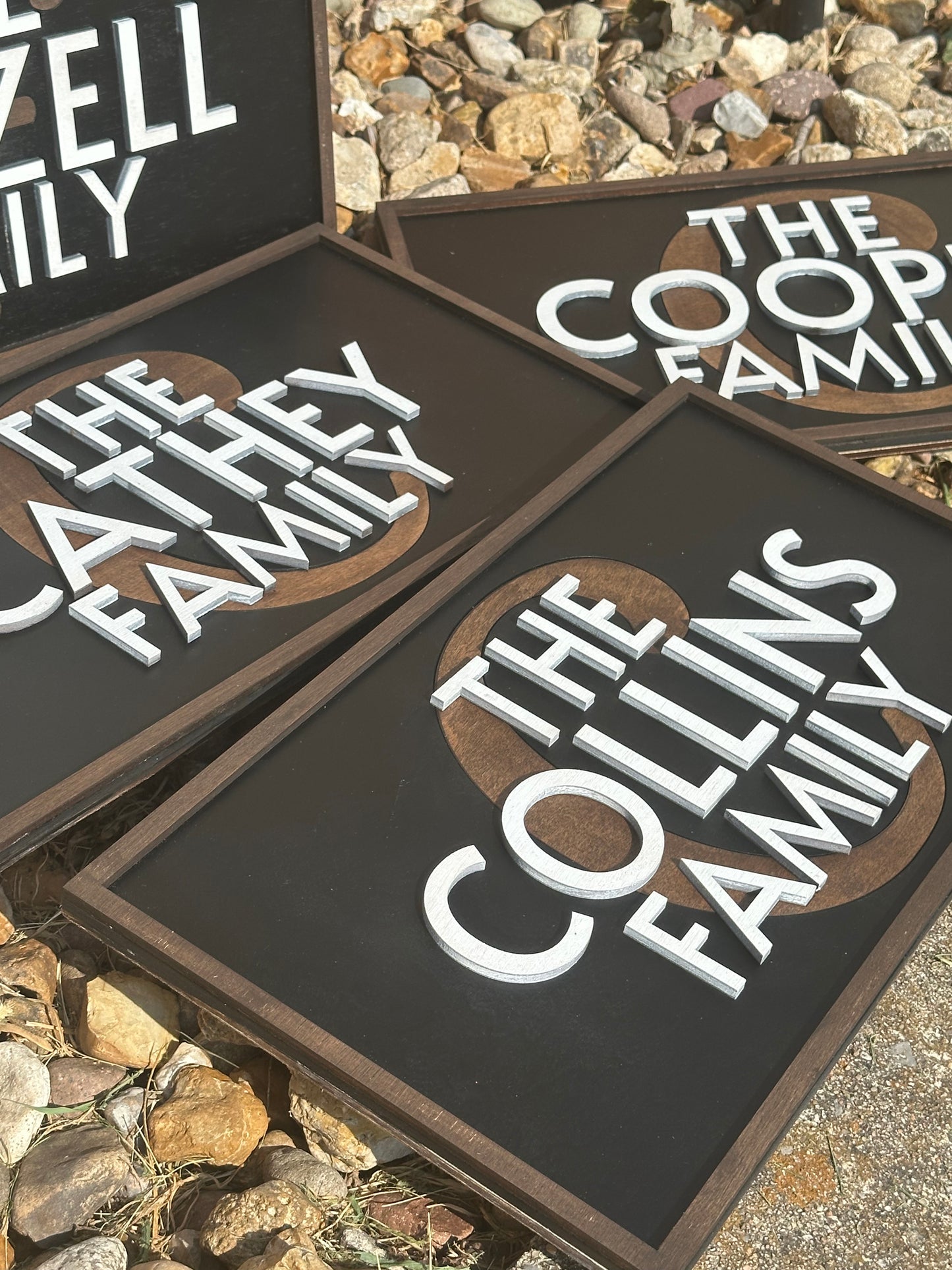 Multi Layer Family name plaque 10”x18”