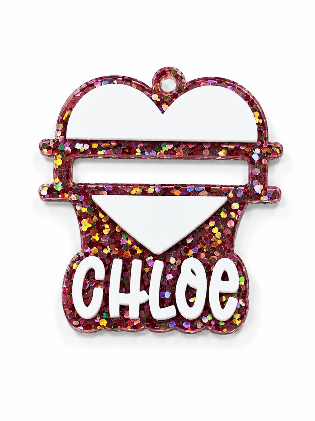 Hair tie holder bag tags