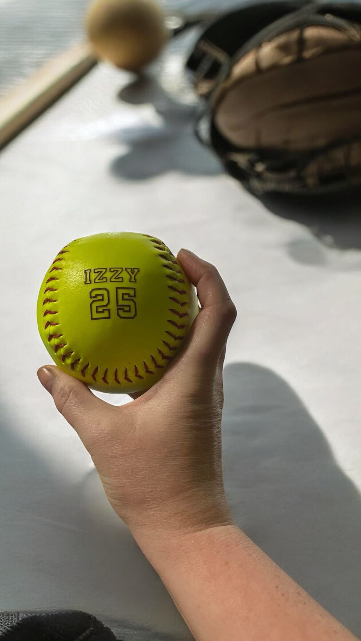 Laser engraved ⚾️ baseball & 🥎 softball