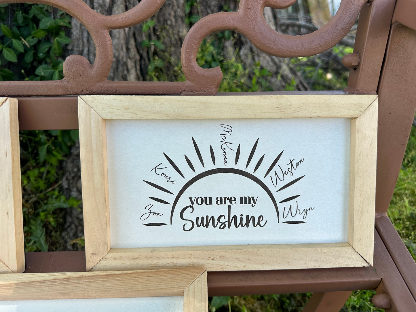 You are my sunshine plaque