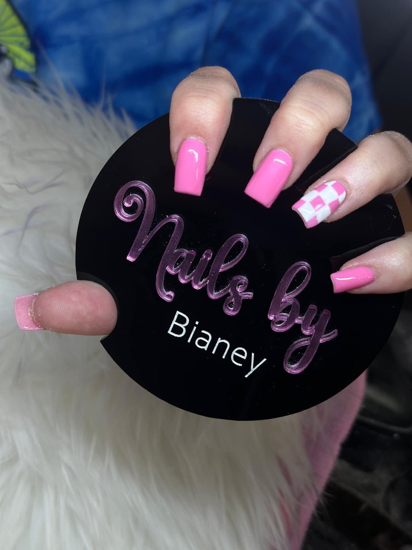 Nail tech photo prop