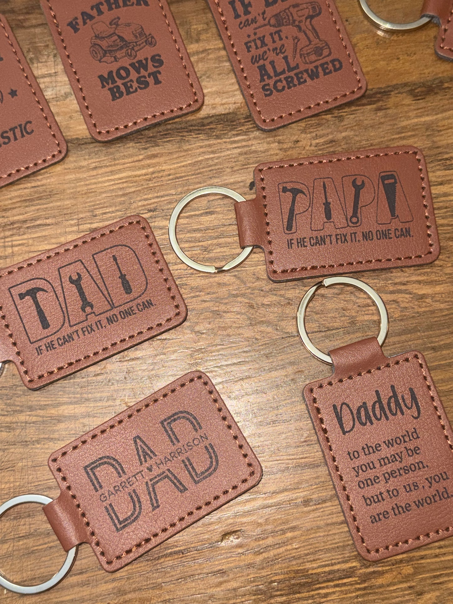 Leather Keychains