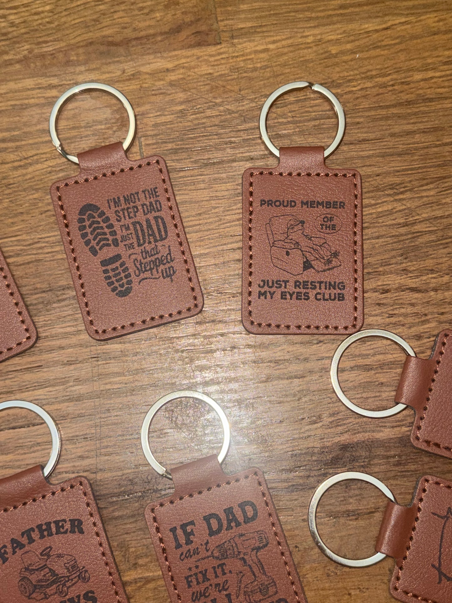 Leather Keychains