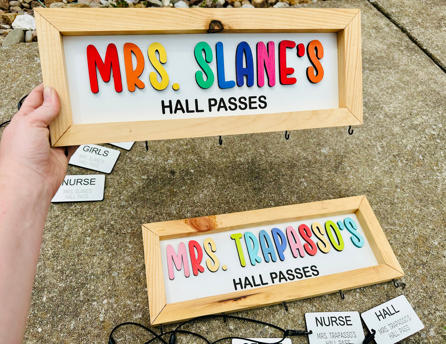 Hall Pass Plaque