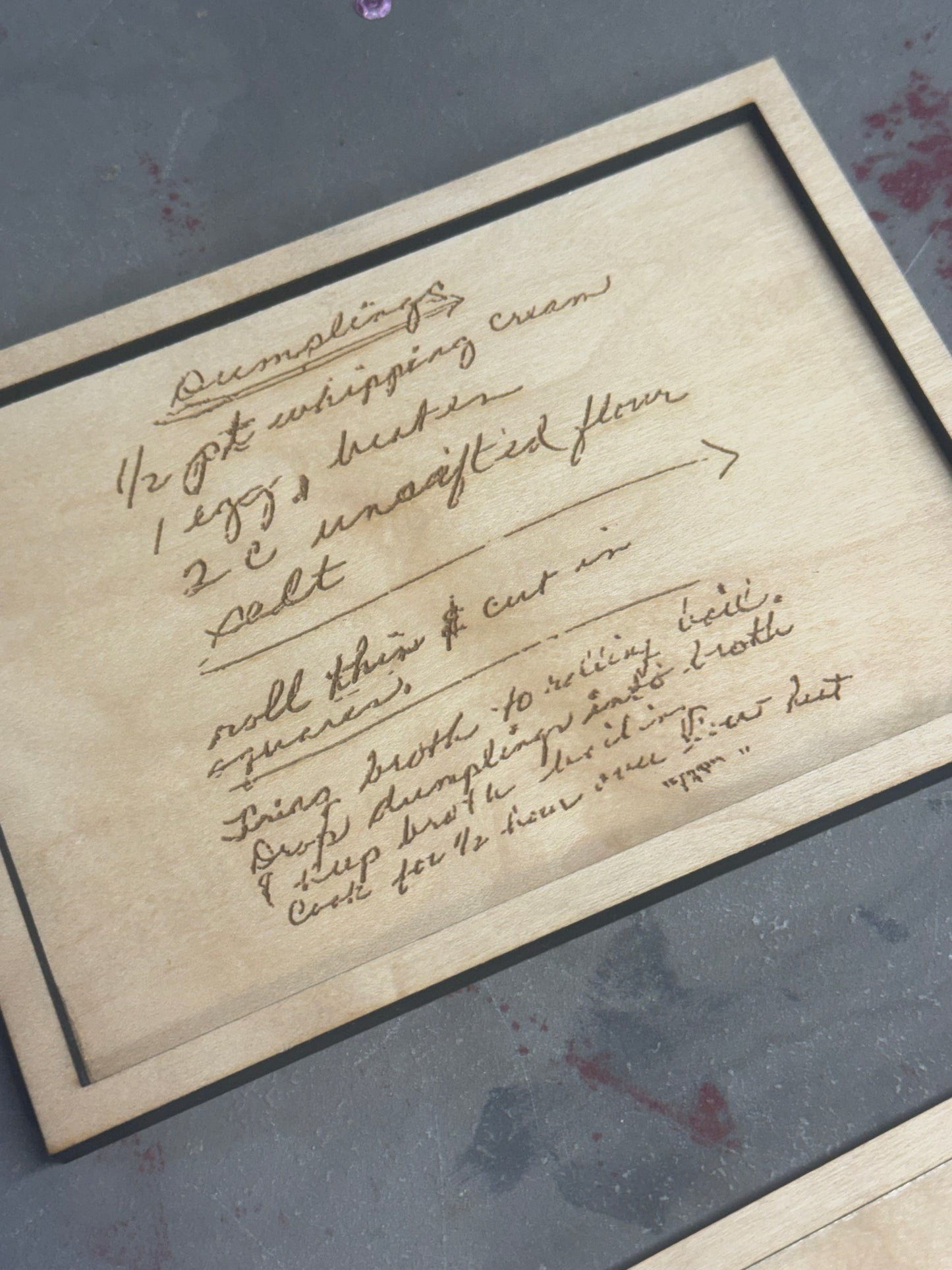 Handwritten signature plaques