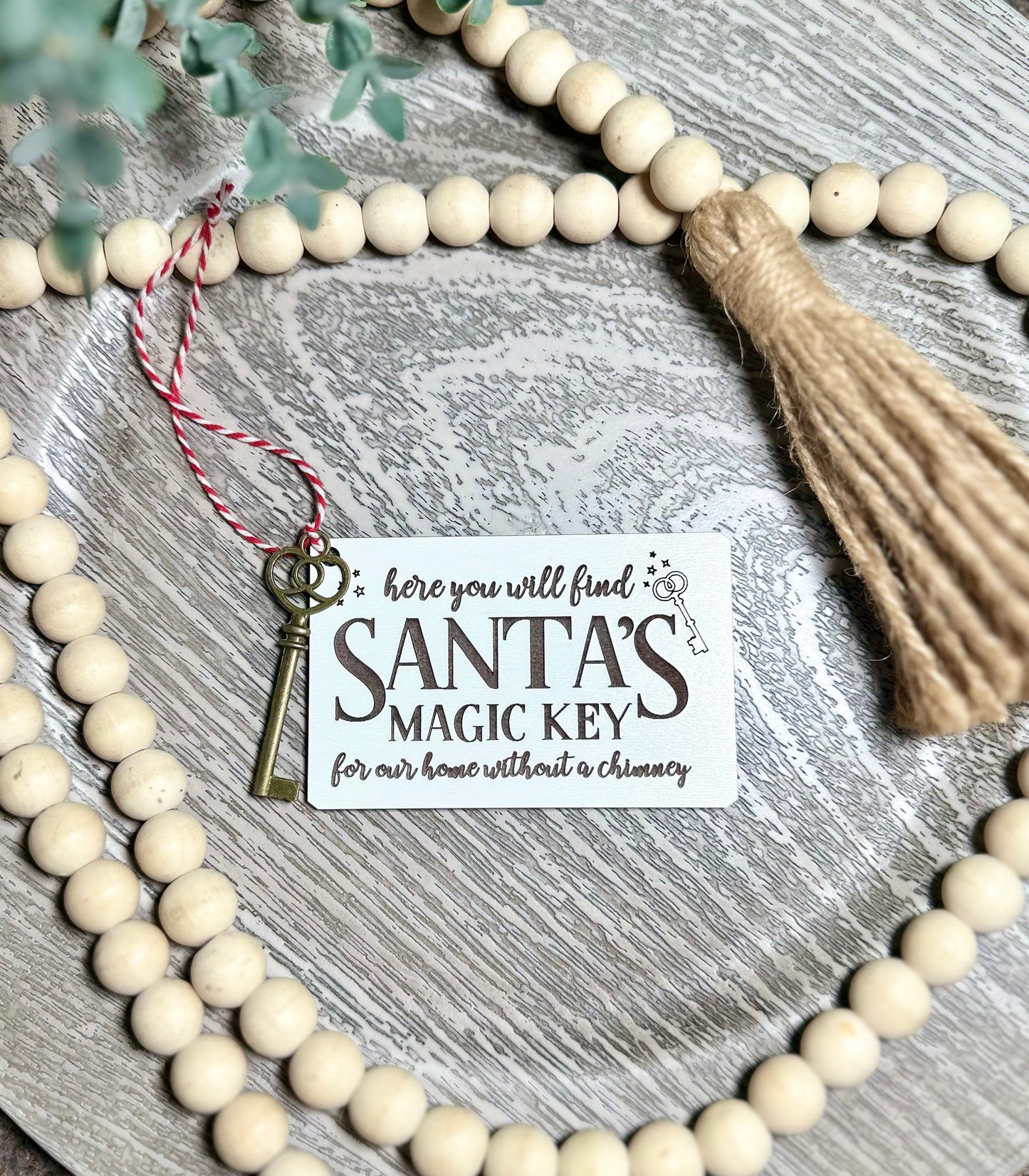 Santa’s magic key ornament