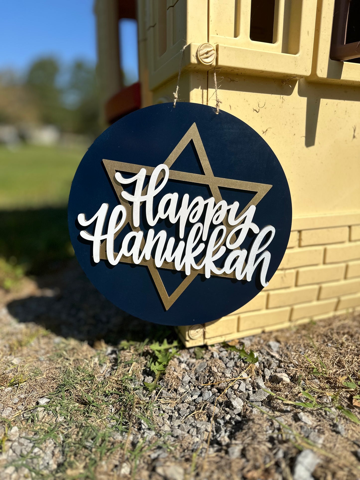 Happy Hanukkah Door hanger