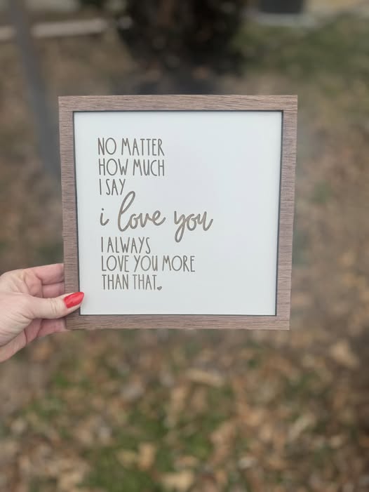 Love you more than yesterday