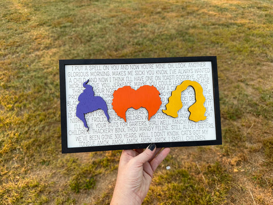Hocus pocus plaque