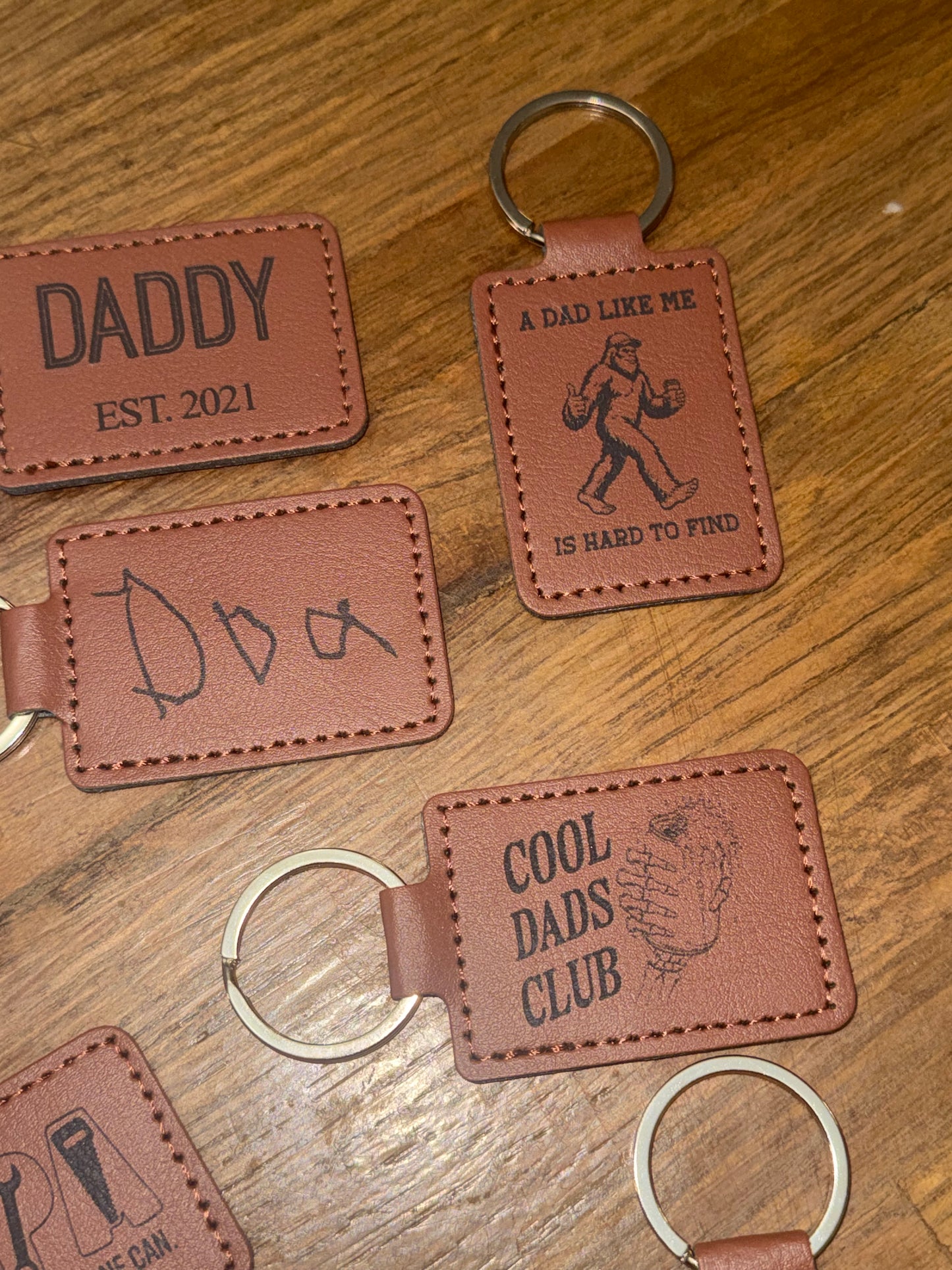 Leather Keychains