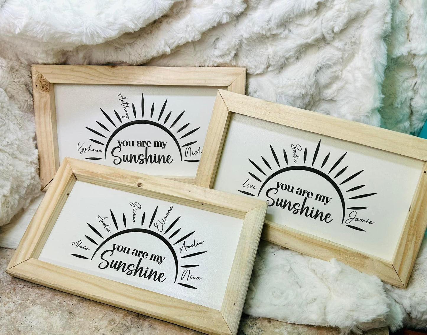 You are my sunshine plaque