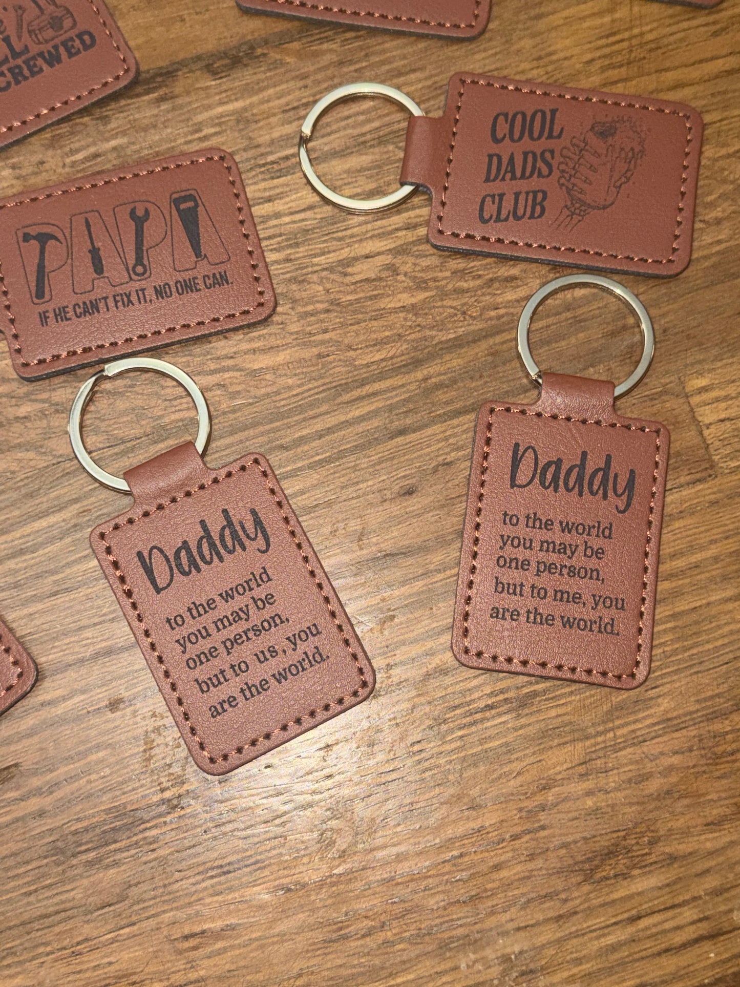 Leather Keychains
