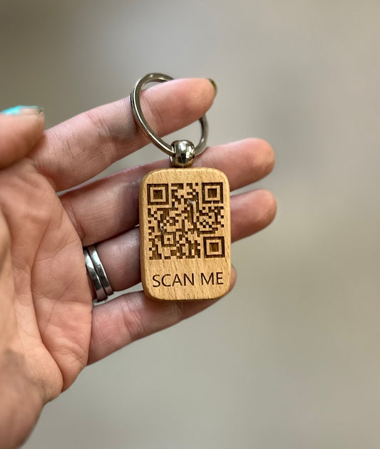 QR code keychain