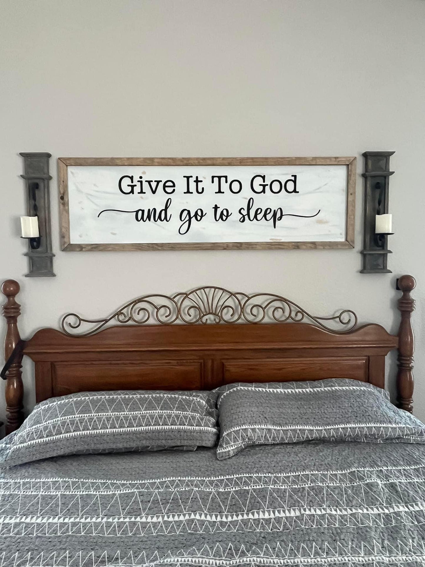 Give it to God and go to sleep