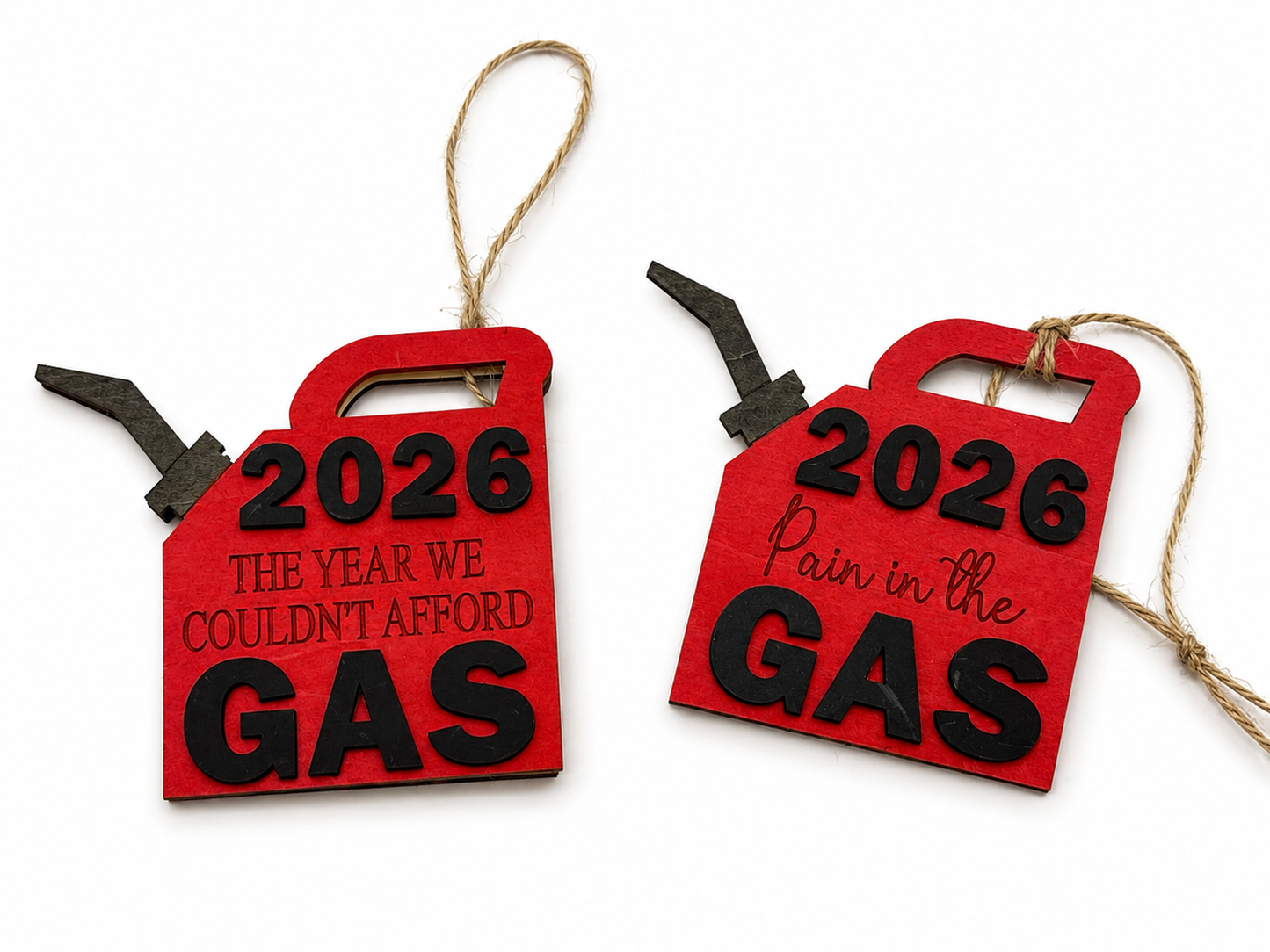 2026 Gas Can Ornament & Gift Card Holder
