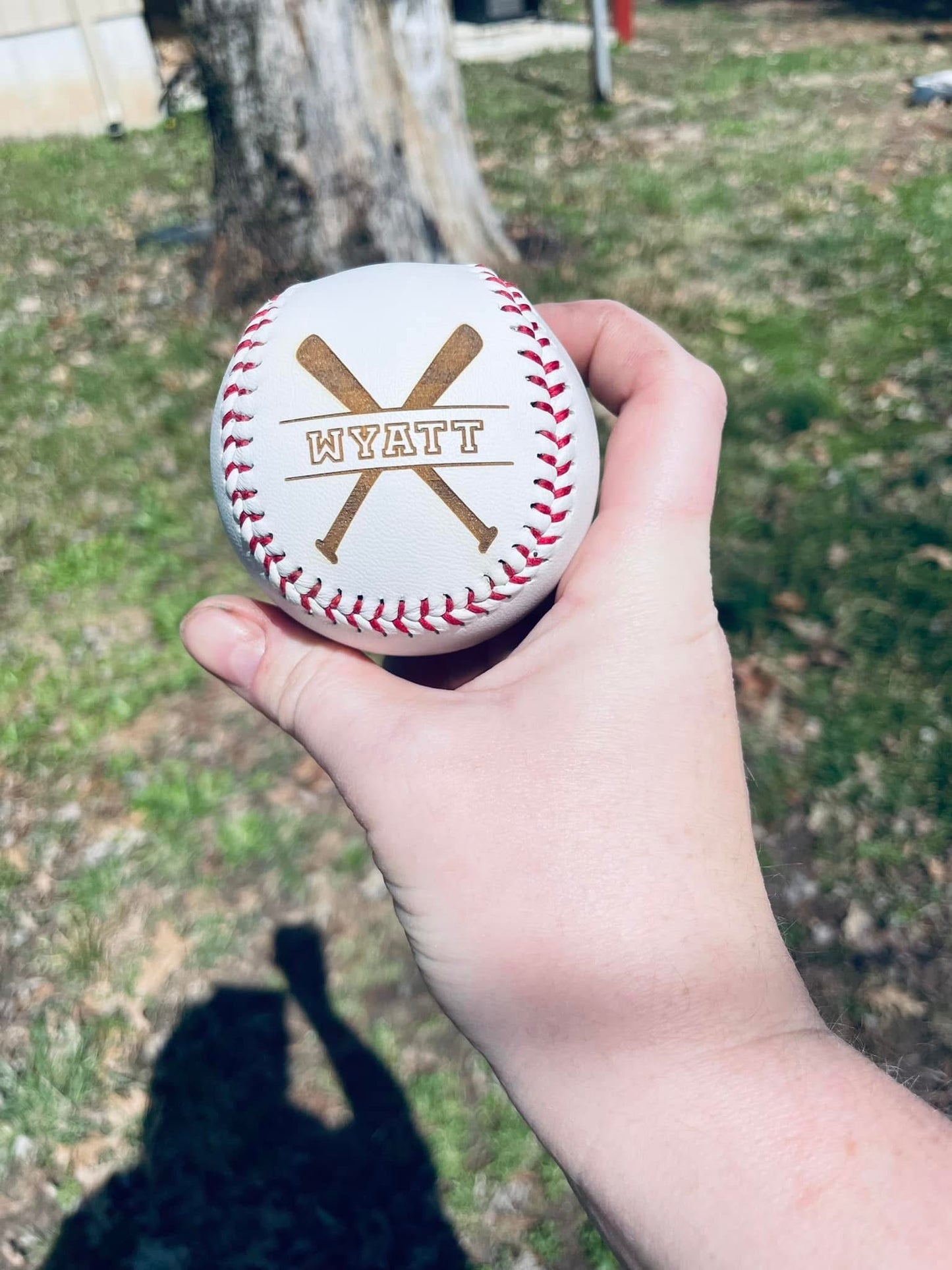 Laser engraved ⚾️ baseball & 🥎 softball